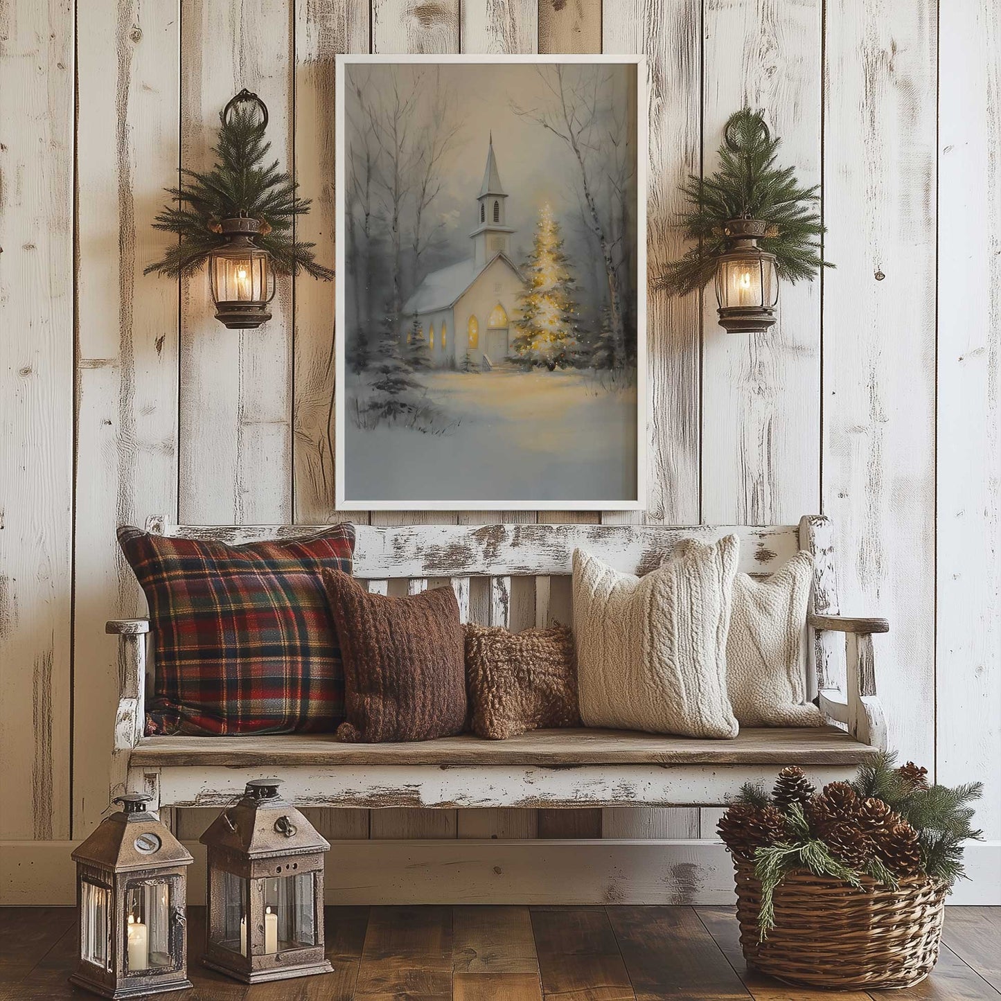 Picture of art in a room