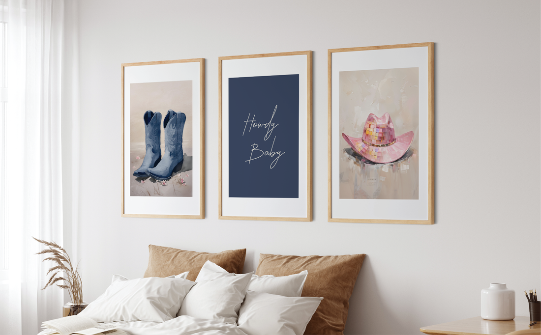 Trend Alert: Saddle Up for Cowboy & Cowgirl Wall Art