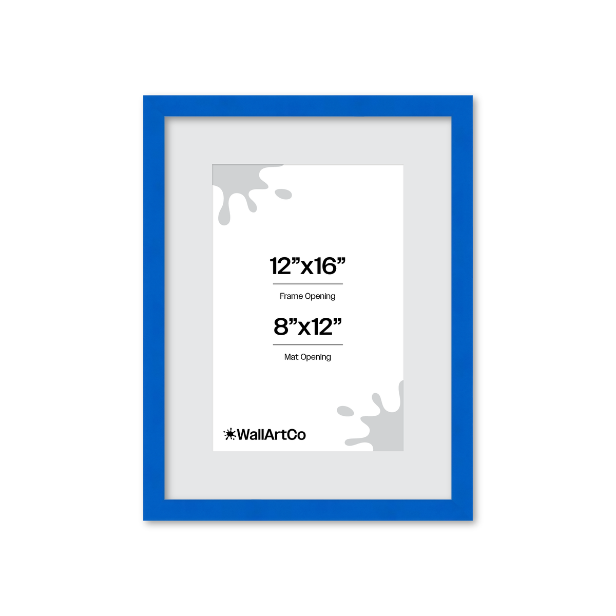 The Head Turner - Blue Picture Frame