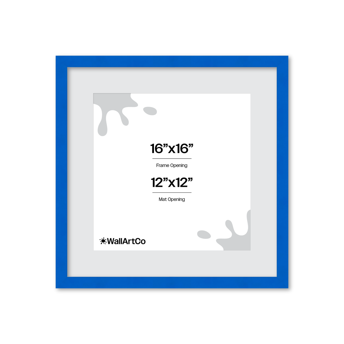 The Head Turner - Blue Picture Frame