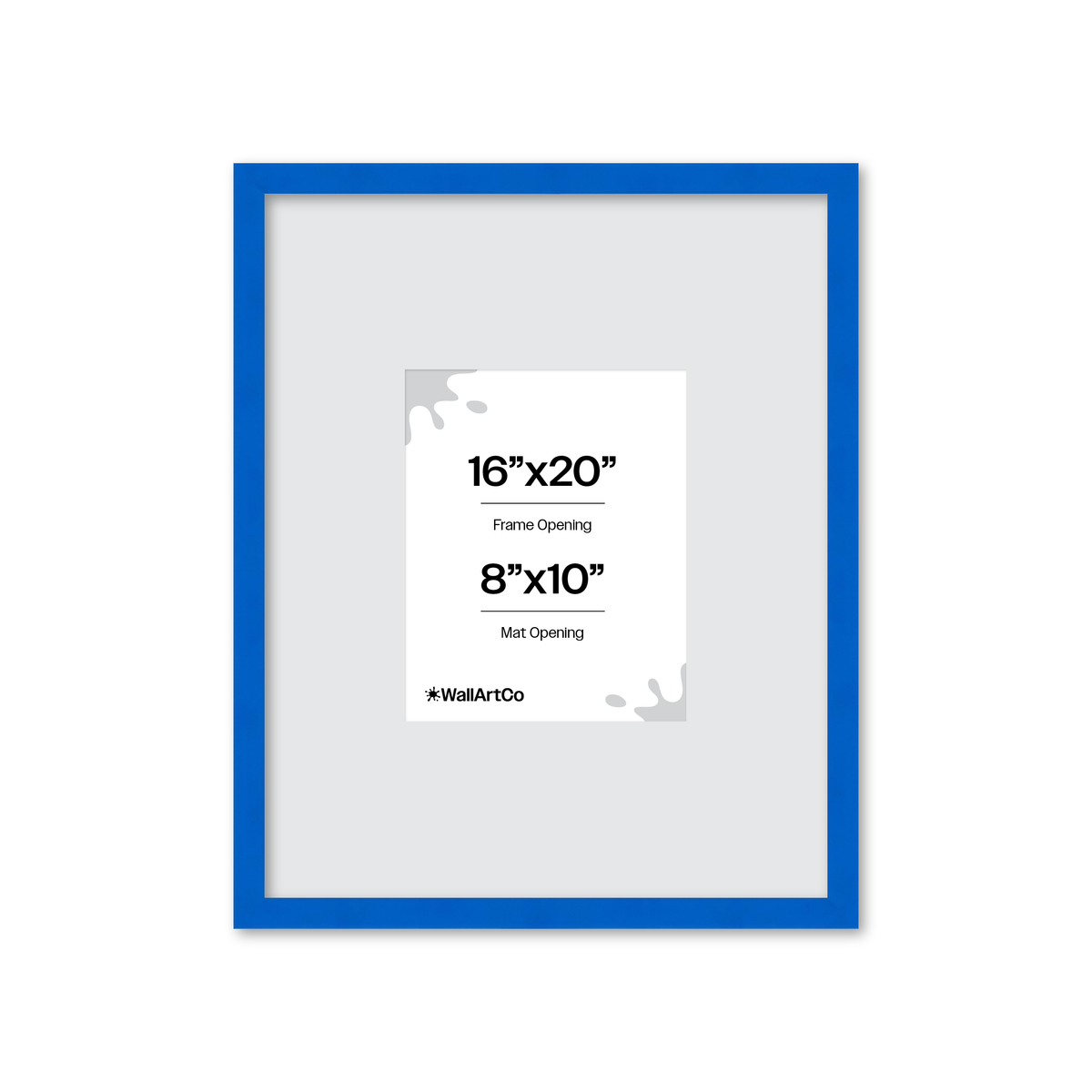 The Head Turner - Blue Picture Frame