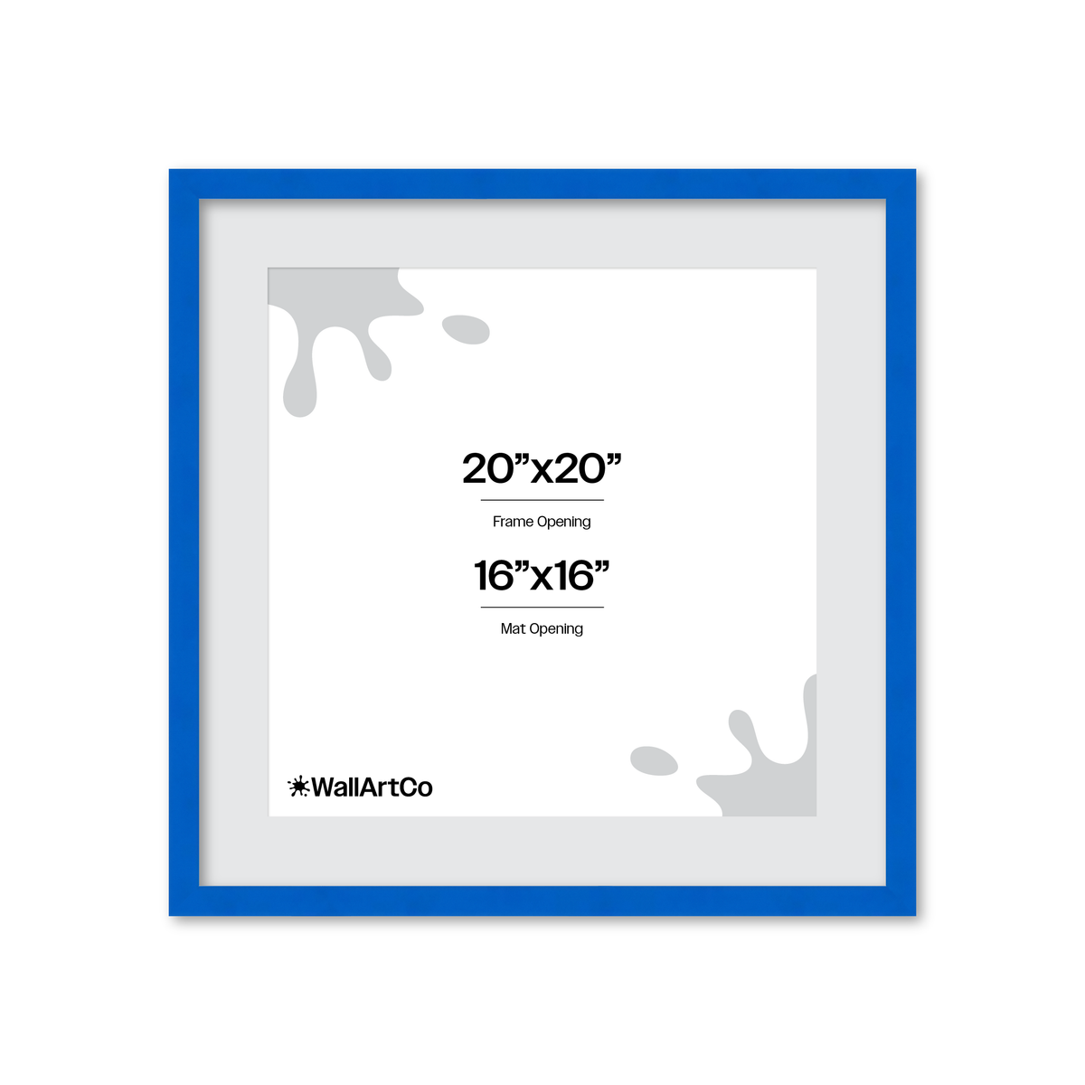 The Head Turner - Blue Picture Frame