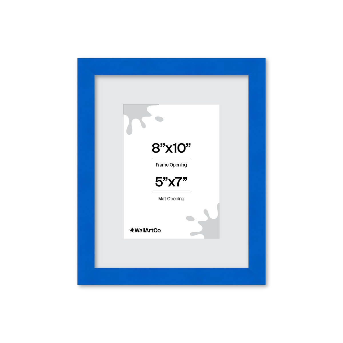 The Head Turner - Blue Picture Frame