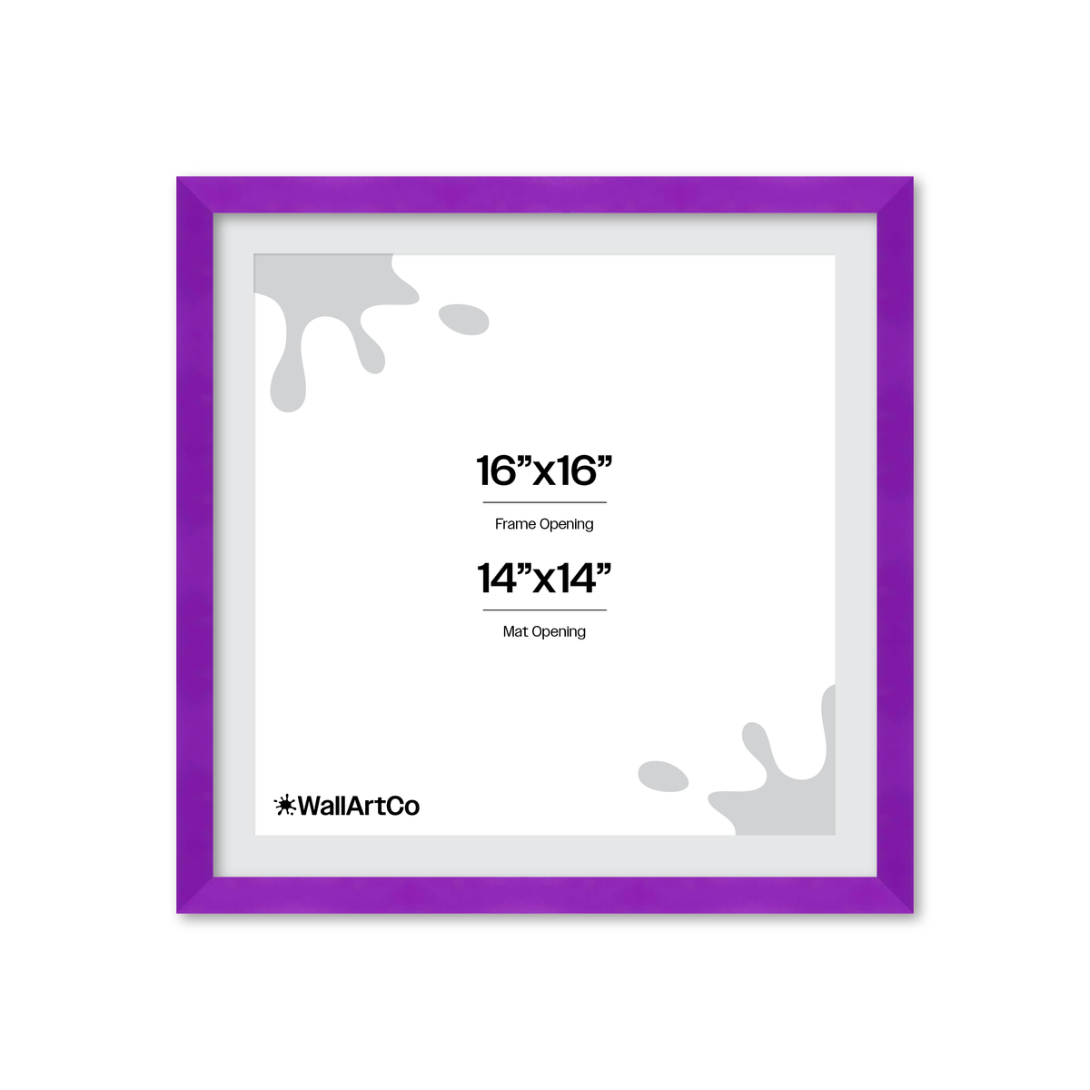 The Head Turner - Purple Picture Frame