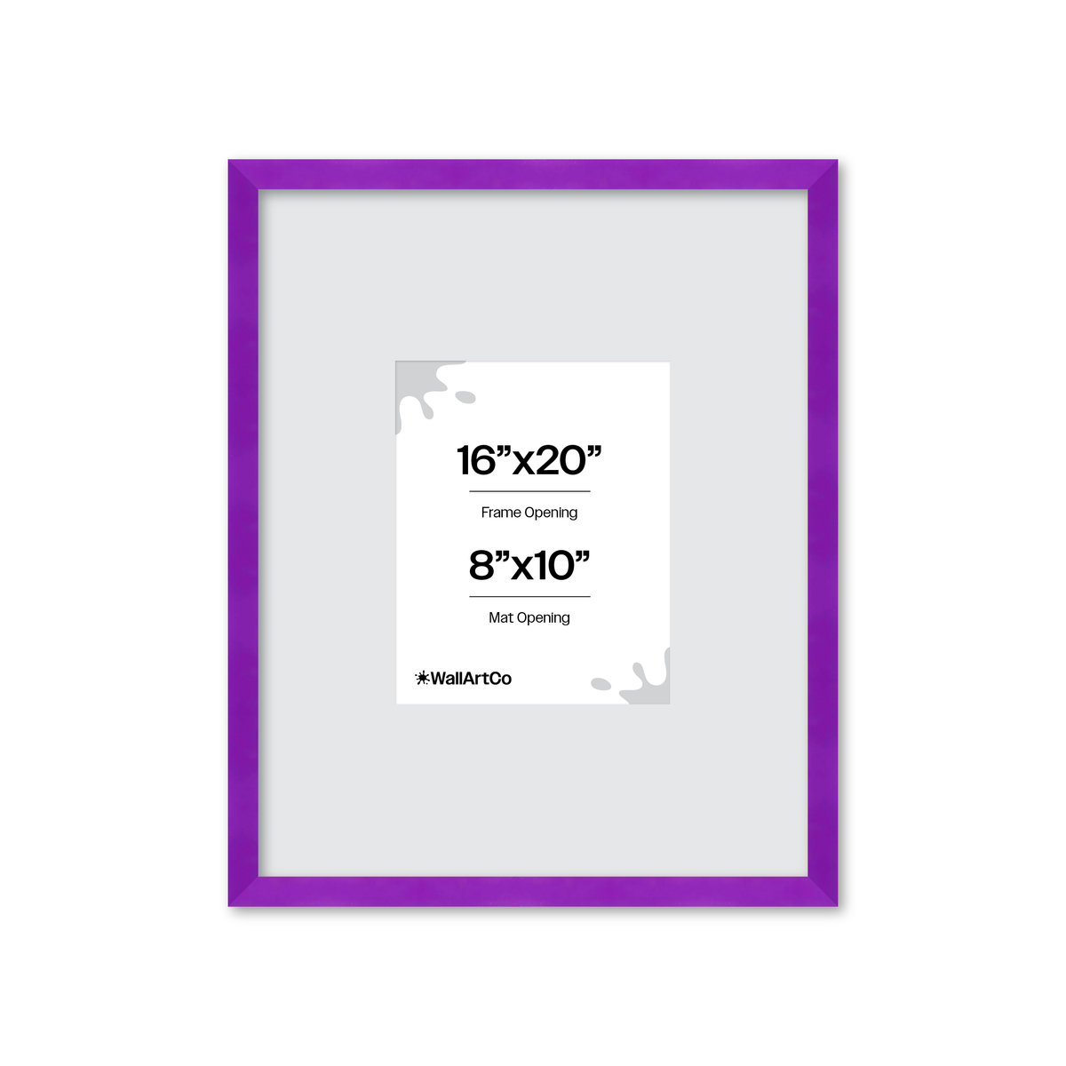 The Head Turner - Purple Picture Frame