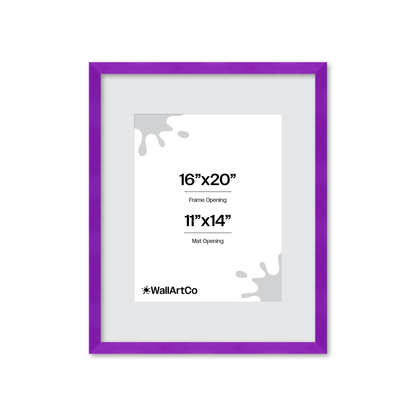 The Head Turner - Purple Picture Frame