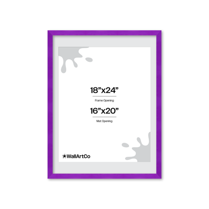The Head Turner - Purple Picture Frame