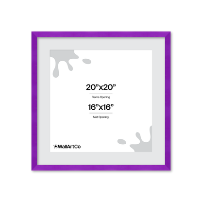 The Head Turner - Purple Picture Frame