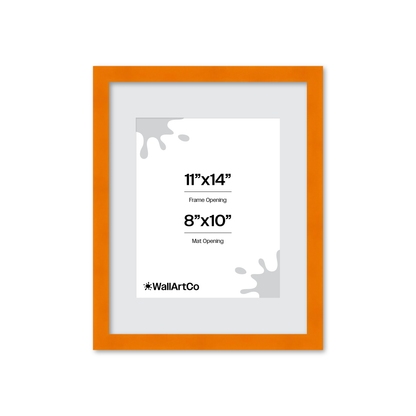 The Head Turner - Orange Picture Frame