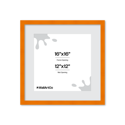 The Head Turner - Orange Picture Frame