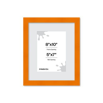 The Head Turner - Orange Picture Frame