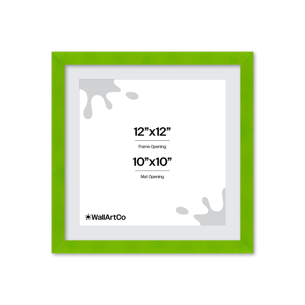 The Head Turner - Green Picture Frame