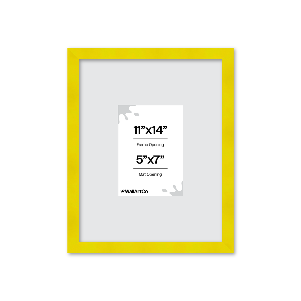 The Head Turner - Yellow Picture Frame