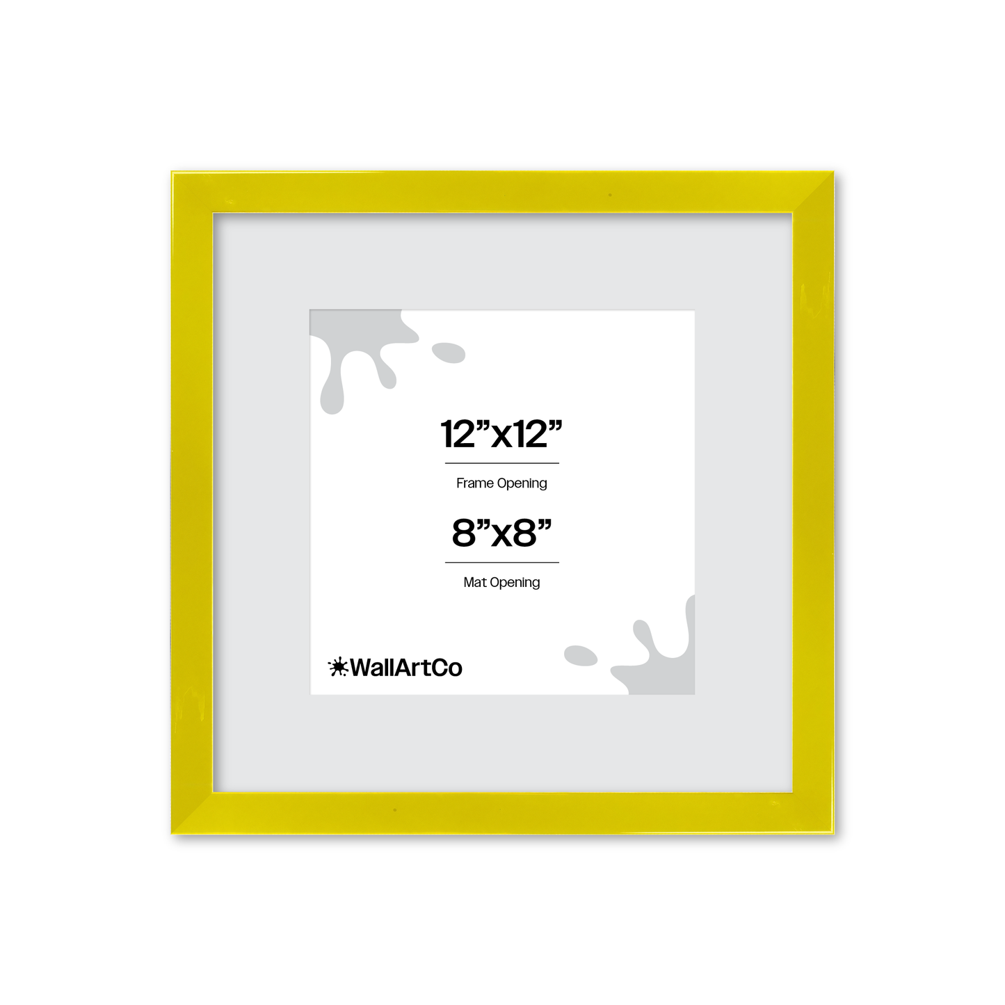 The Head Turner - Yellow Picture Frame