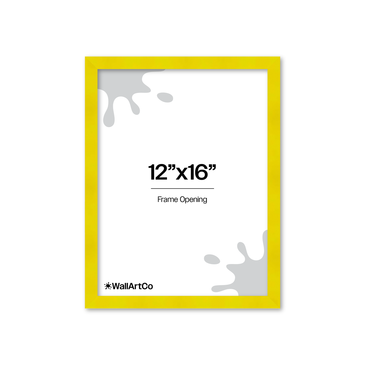 The Head Turner - Yellow Picture Frame