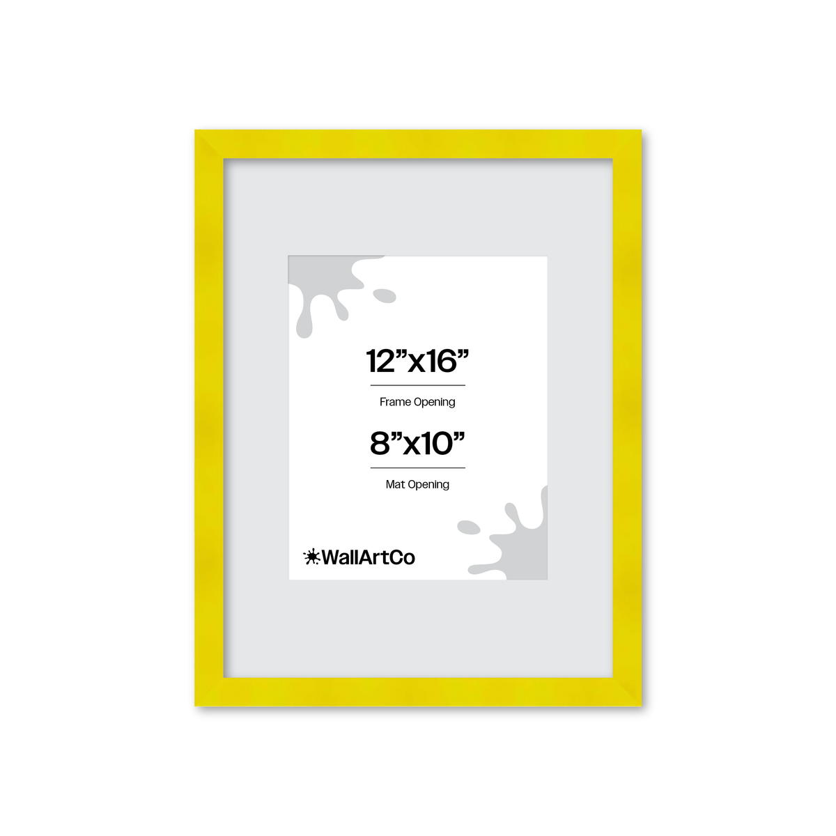 The Head Turner - Yellow Picture Frame