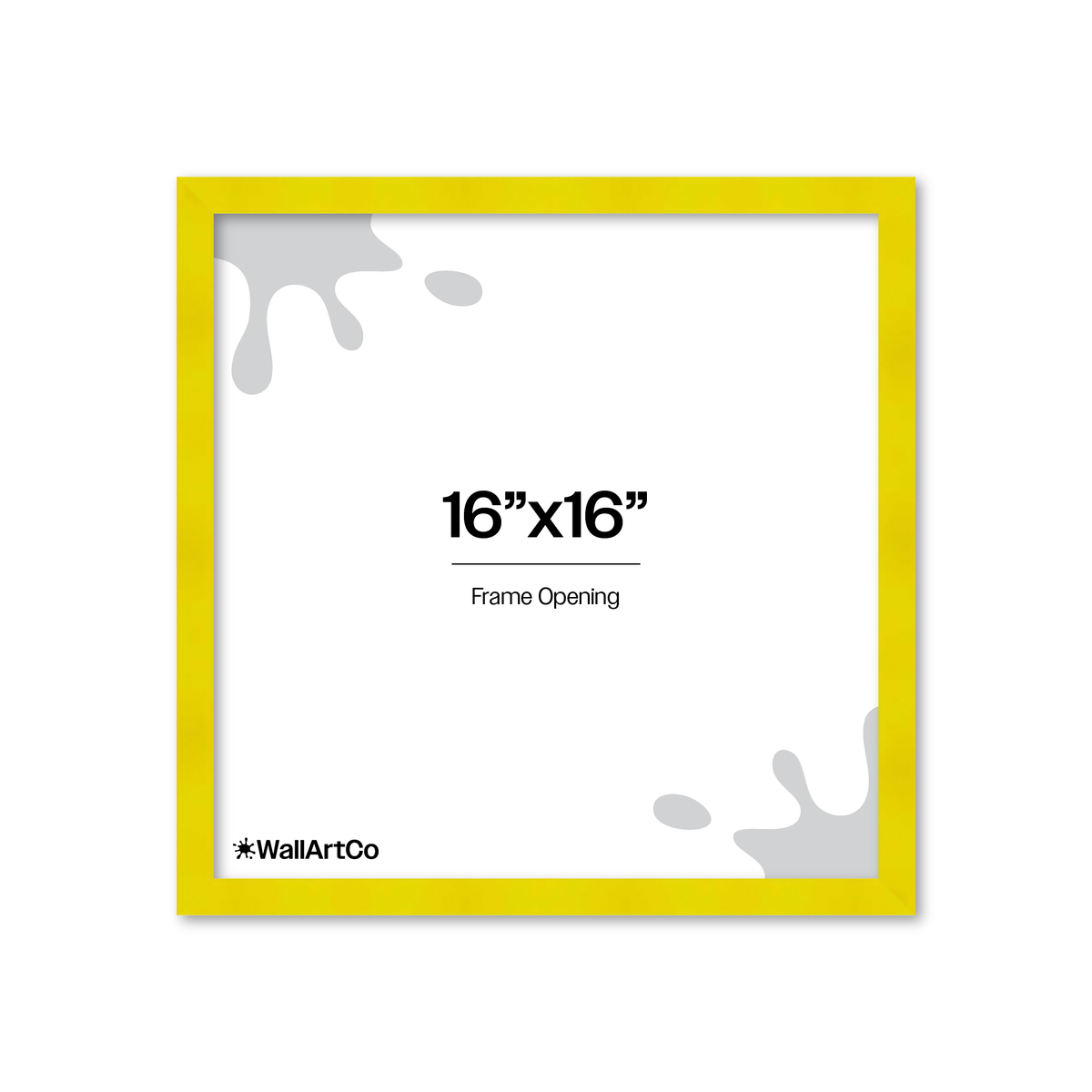 The Head Turner - Yellow Picture Frame
