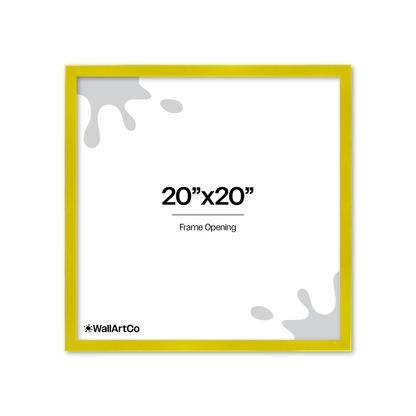 The Head Turner - Yellow Picture Frame