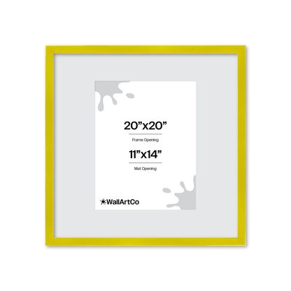 The Head Turner - Yellow Picture Frame