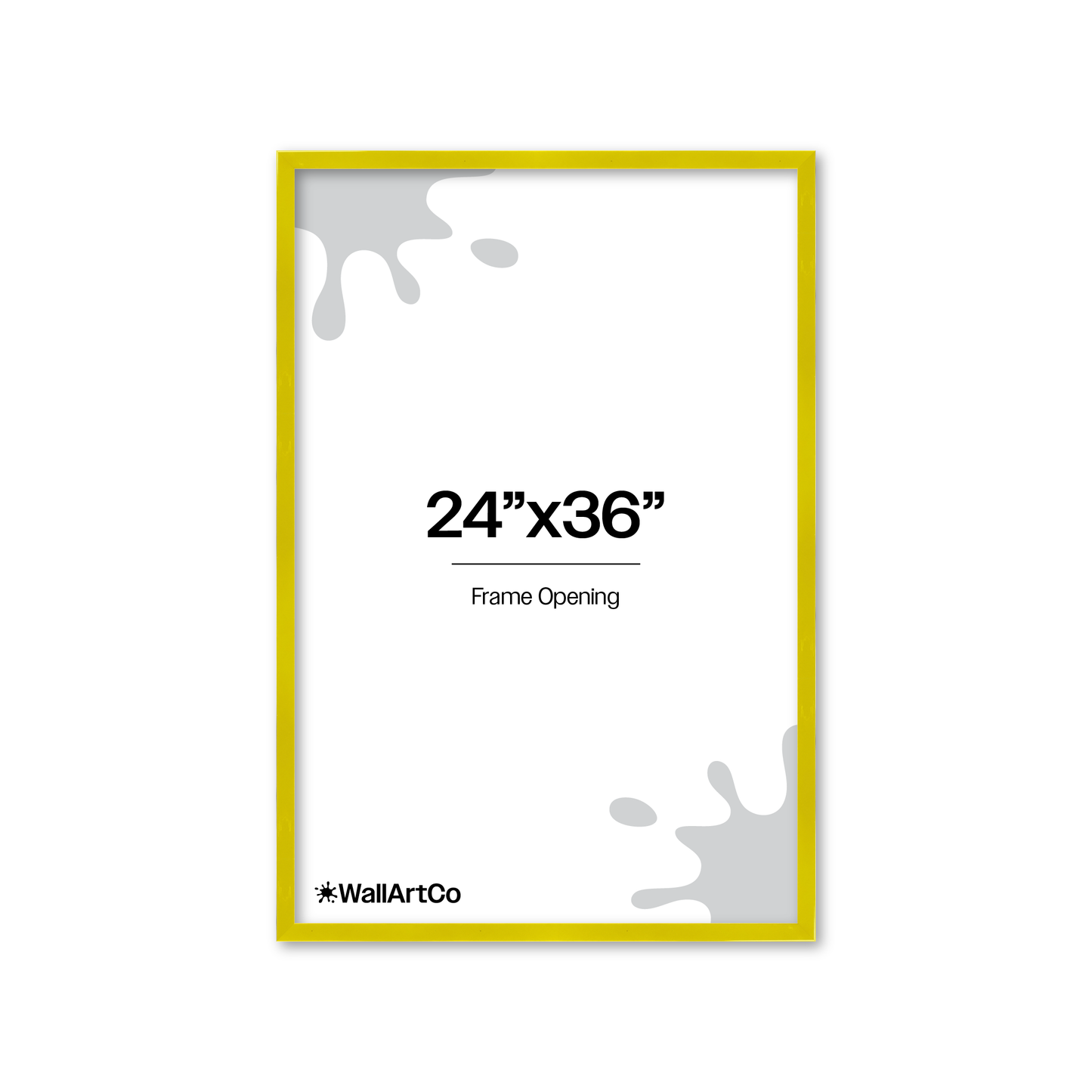 The Head Turner - Yellow Picture Frame
