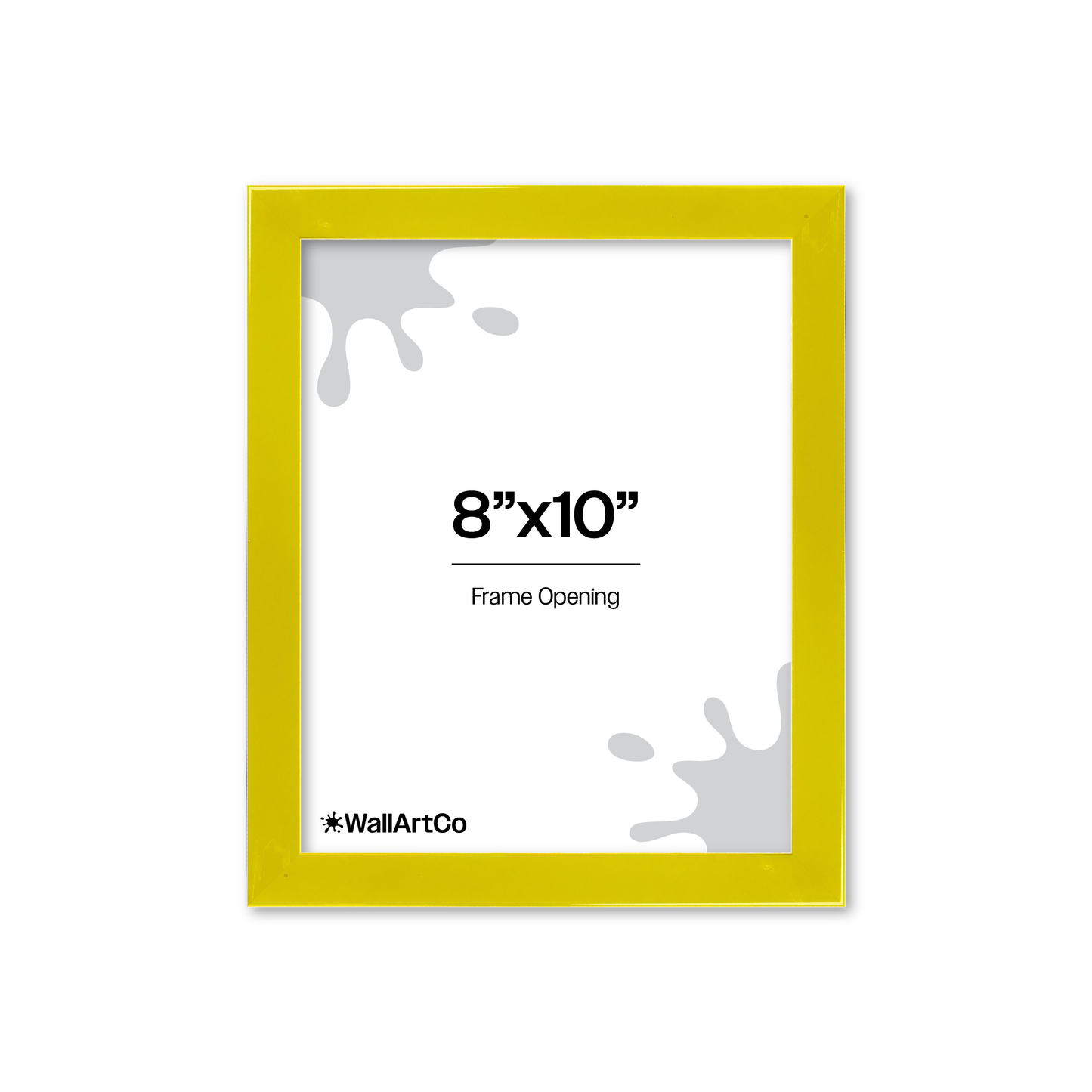 The Head Turner - Yellow Picture Frame