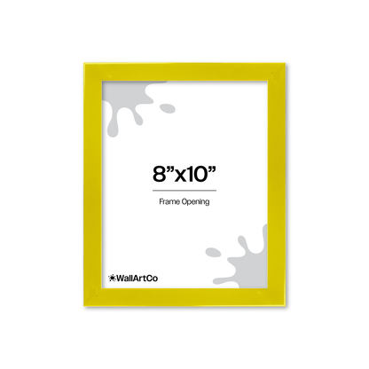 The Head Turner - Yellow Picture Frame
