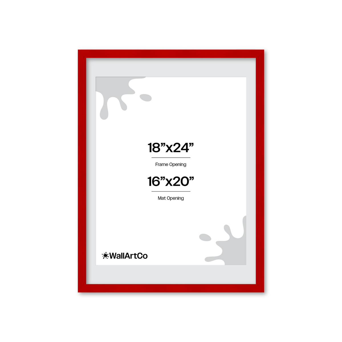 The Head Turner Red Picture Frame