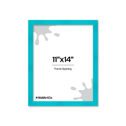 The Head Turner - Teal Picture Frame
