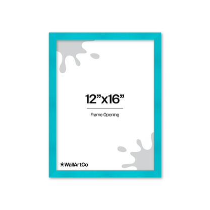 The Head Turner - Teal Picture Frame