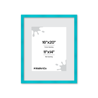 The Head Turner - Teal Picture Frame