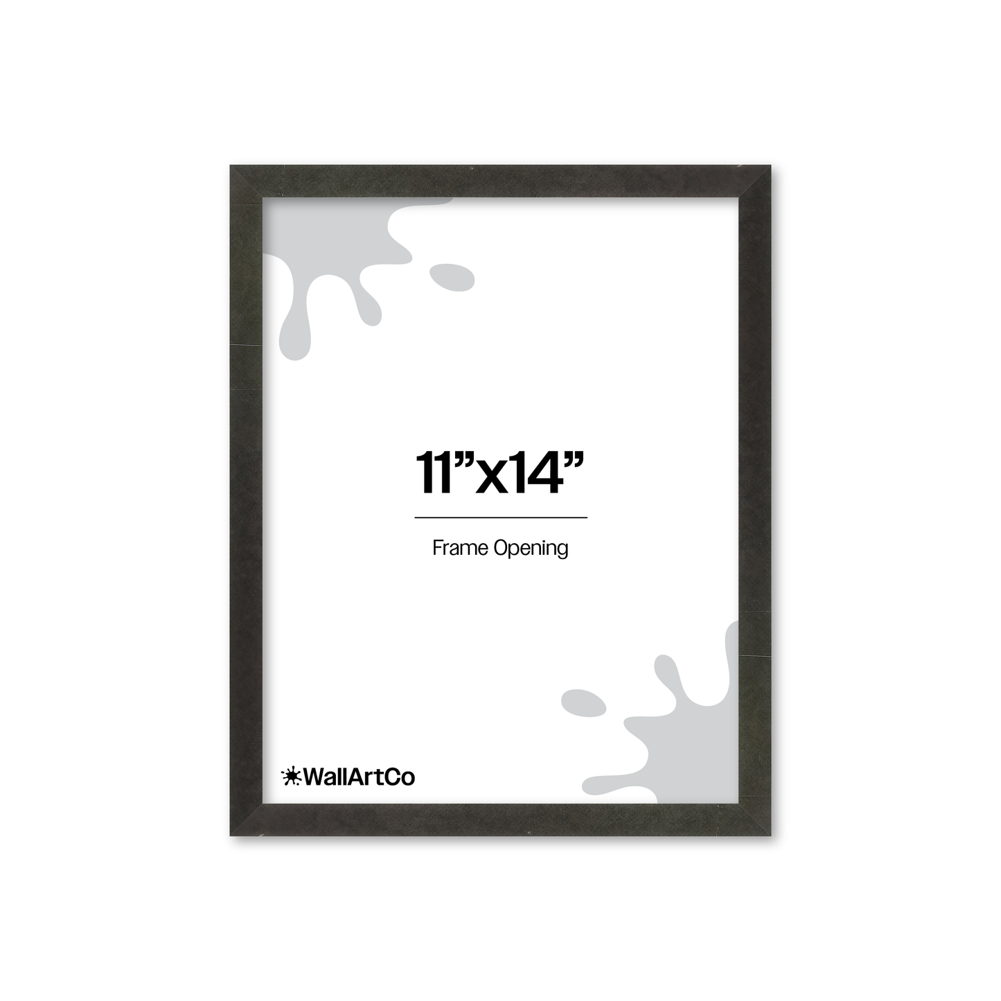 11" x 14" Charcoal Vienna Wall Frame