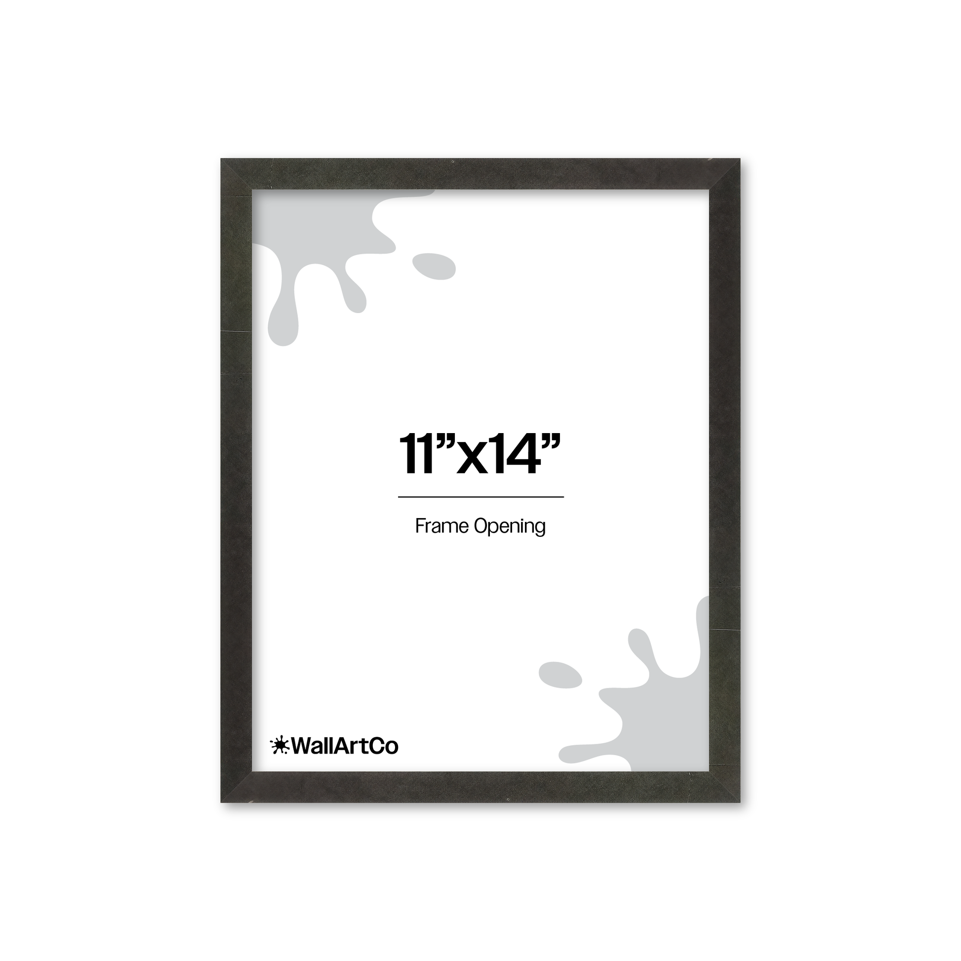 11" x 14" Charcoal Vienna Wall Frame
