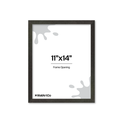 11" x 14" Charcoal Vienna Wall Frame