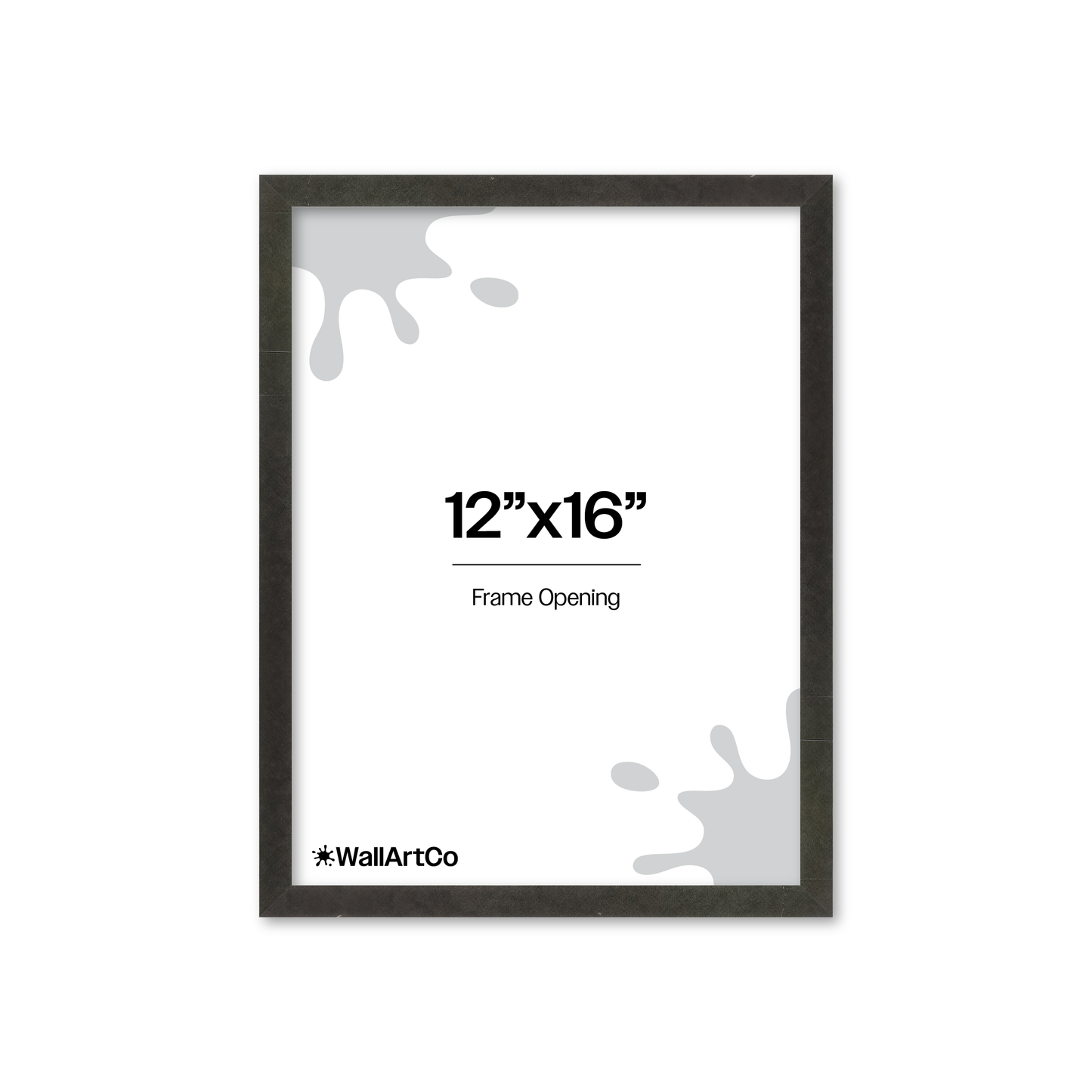 12" x 16" Charcoal Vienna Wall Frame