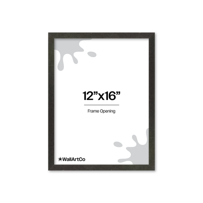 12" x 16" Charcoal Vienna Wall Frame
