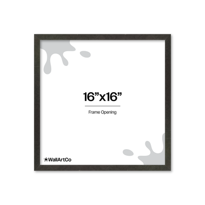 16" x 16" Charcoal Vienna Wall Frame