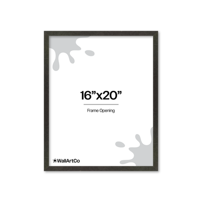 16" x 20" Charcoal Vienna Wall Frame