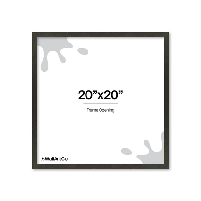 20" x 20" Charcoal Vienna Wall Frame