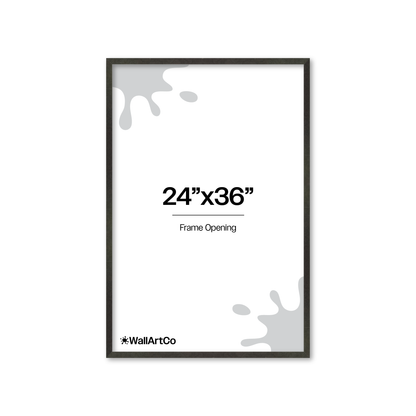 24" x 36" Charcoal Vienna Wall Frame