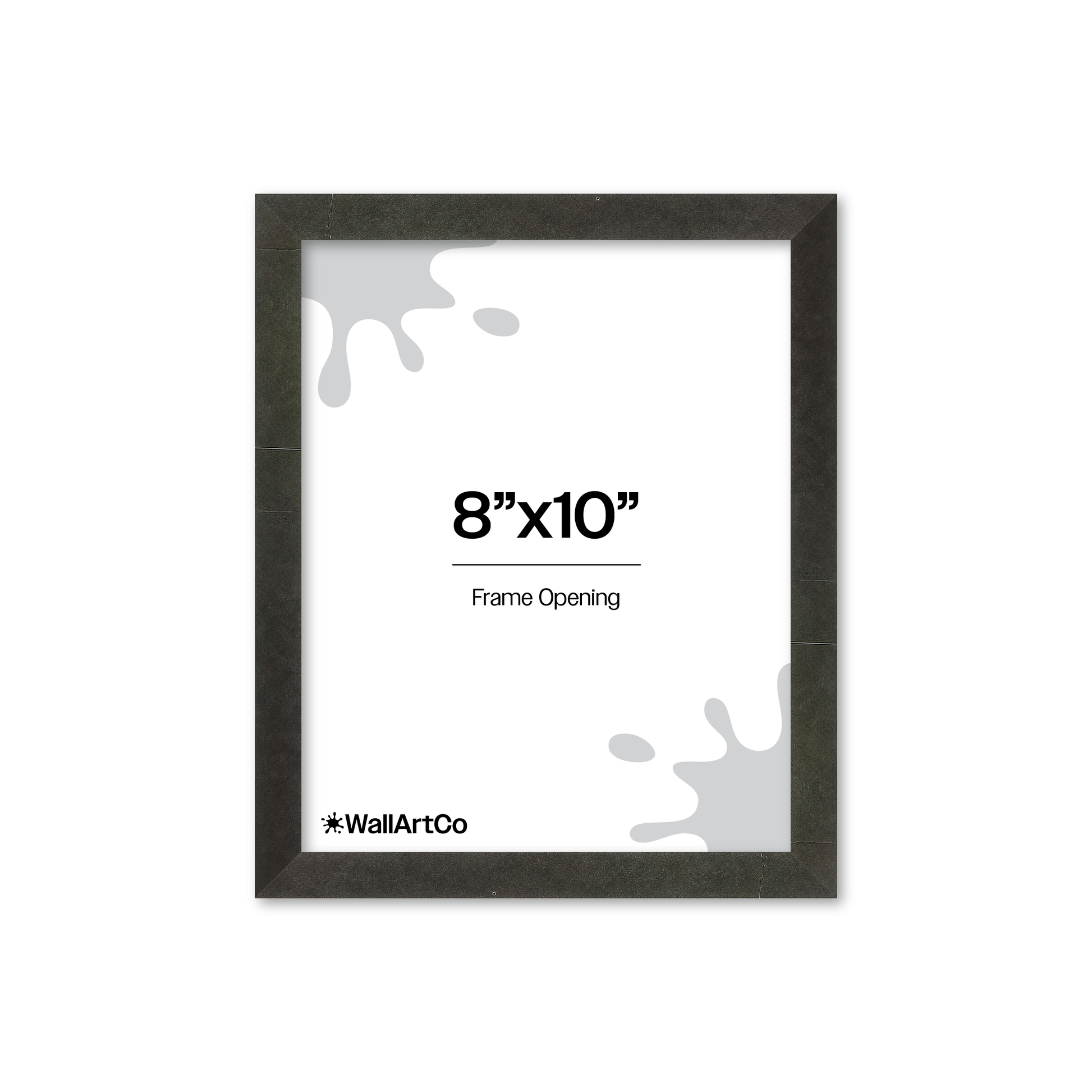 8" x 10" Charcoal Vienna Wall Frame