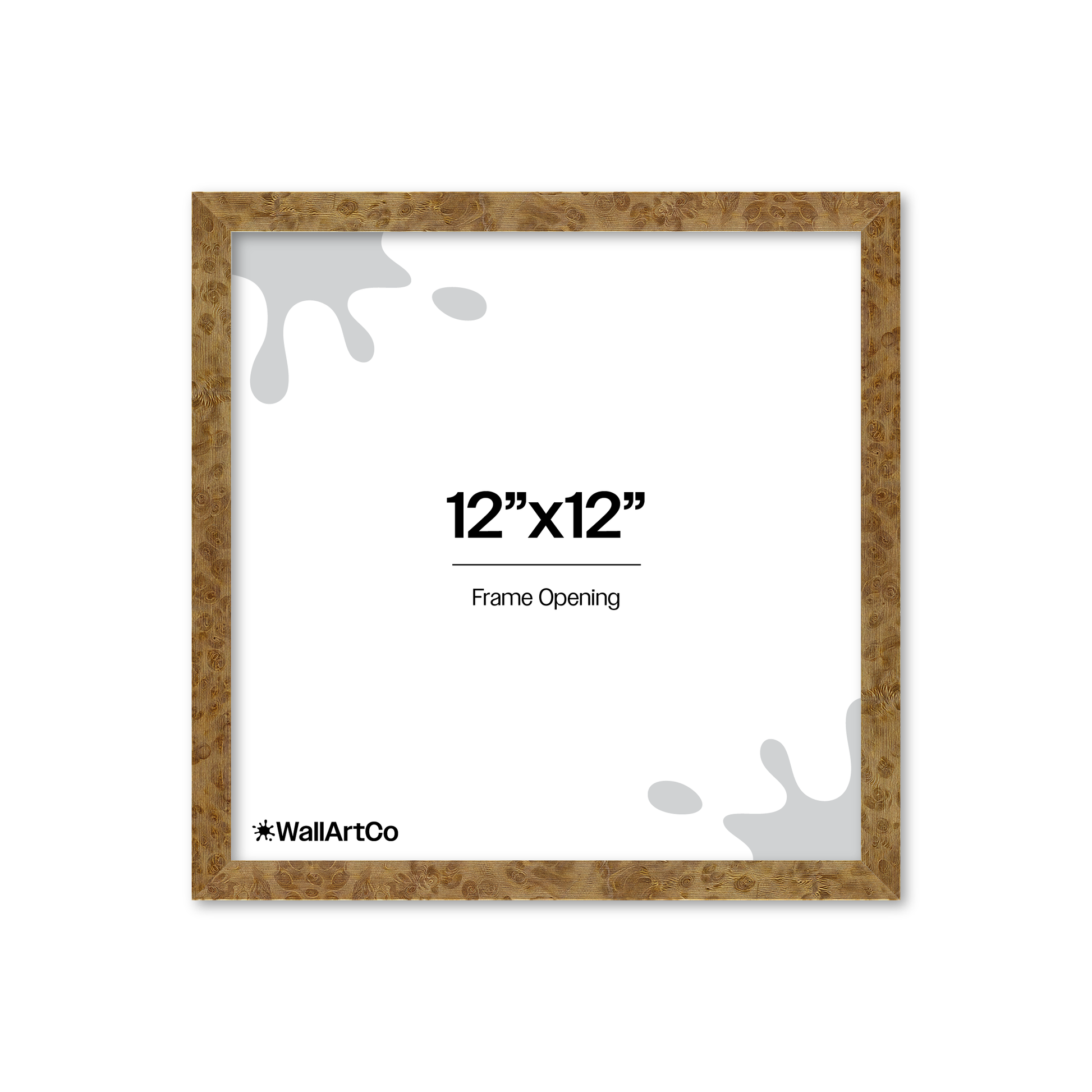 12" x 12" Cream Vienna Wall Frame