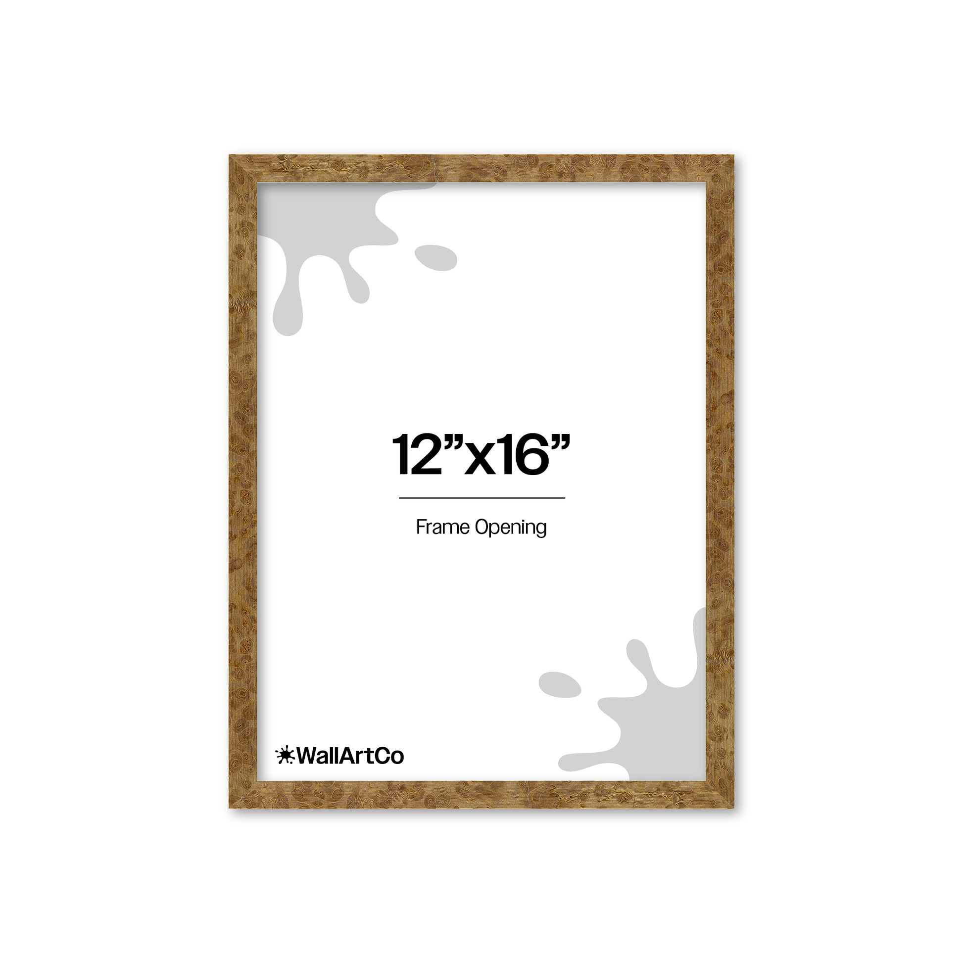 12" x 16" Cream Vienna Wall Frame