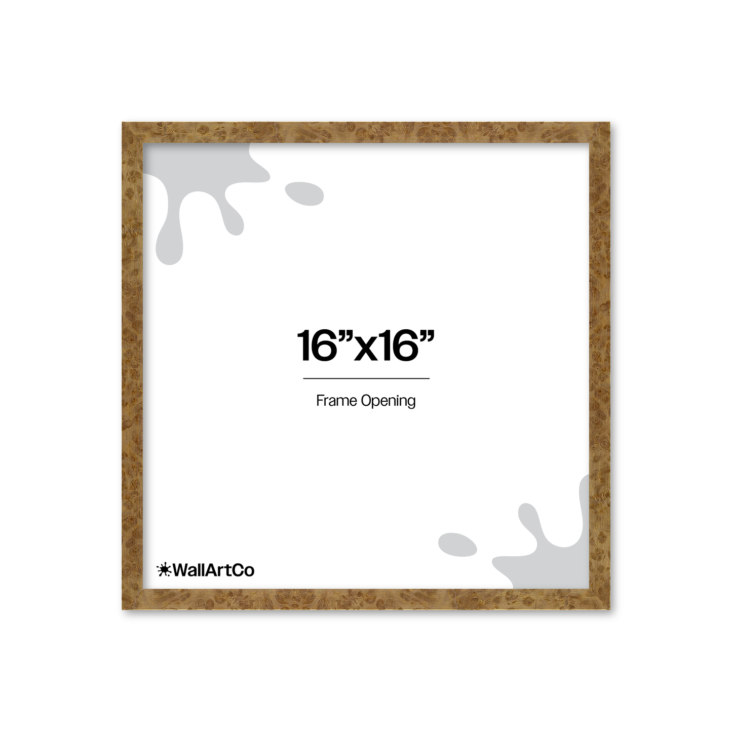 16" x 16" Cream Vienna Wall Frame