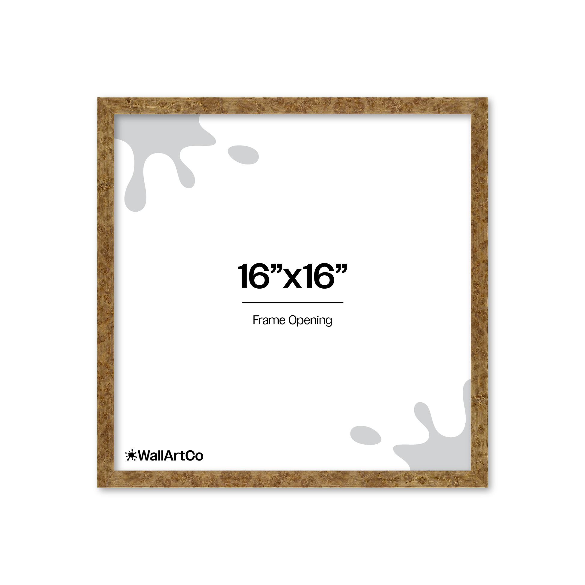 16" x 16" Cream Vienna Wall Frame