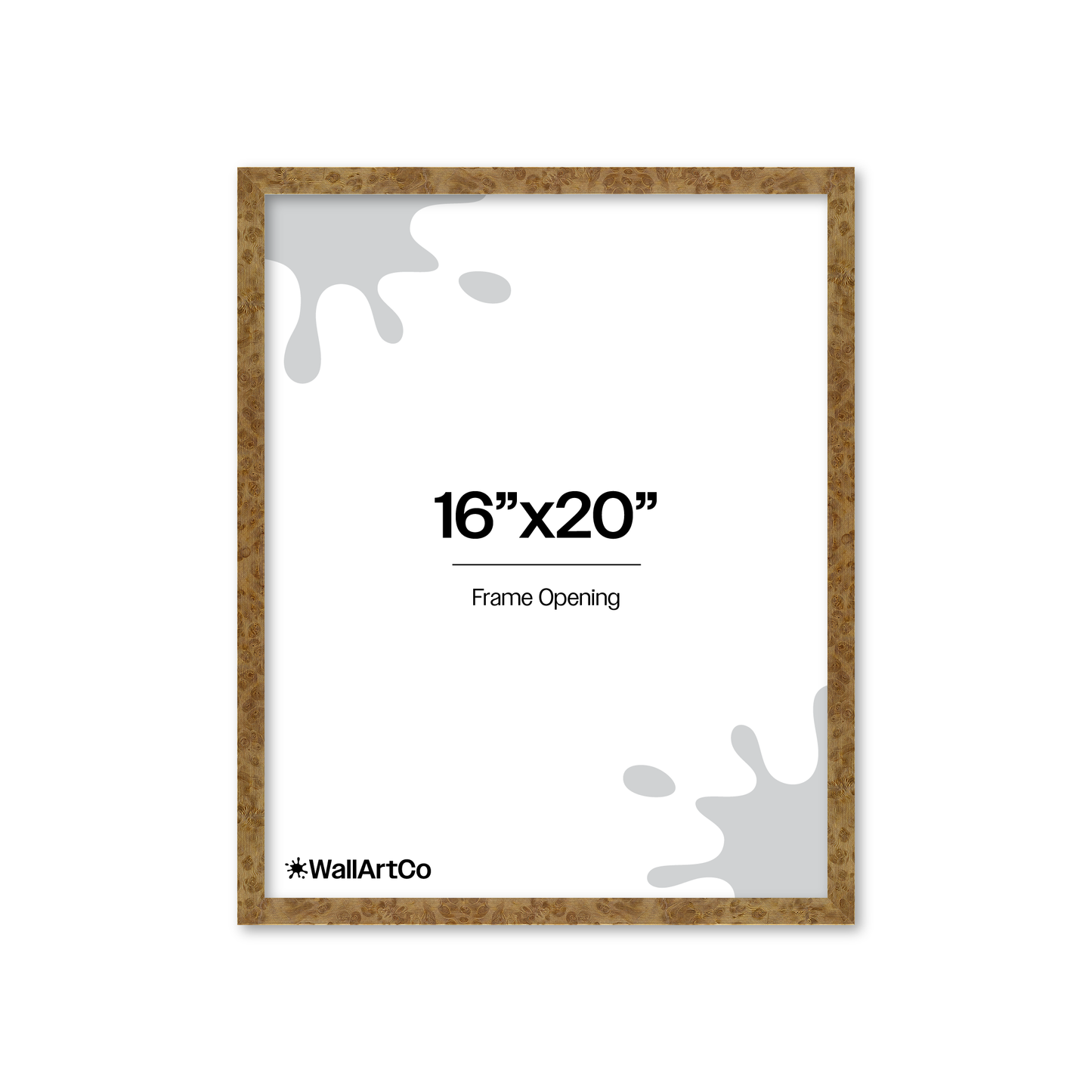 16" x 20" Cream Vienna Wall Frame