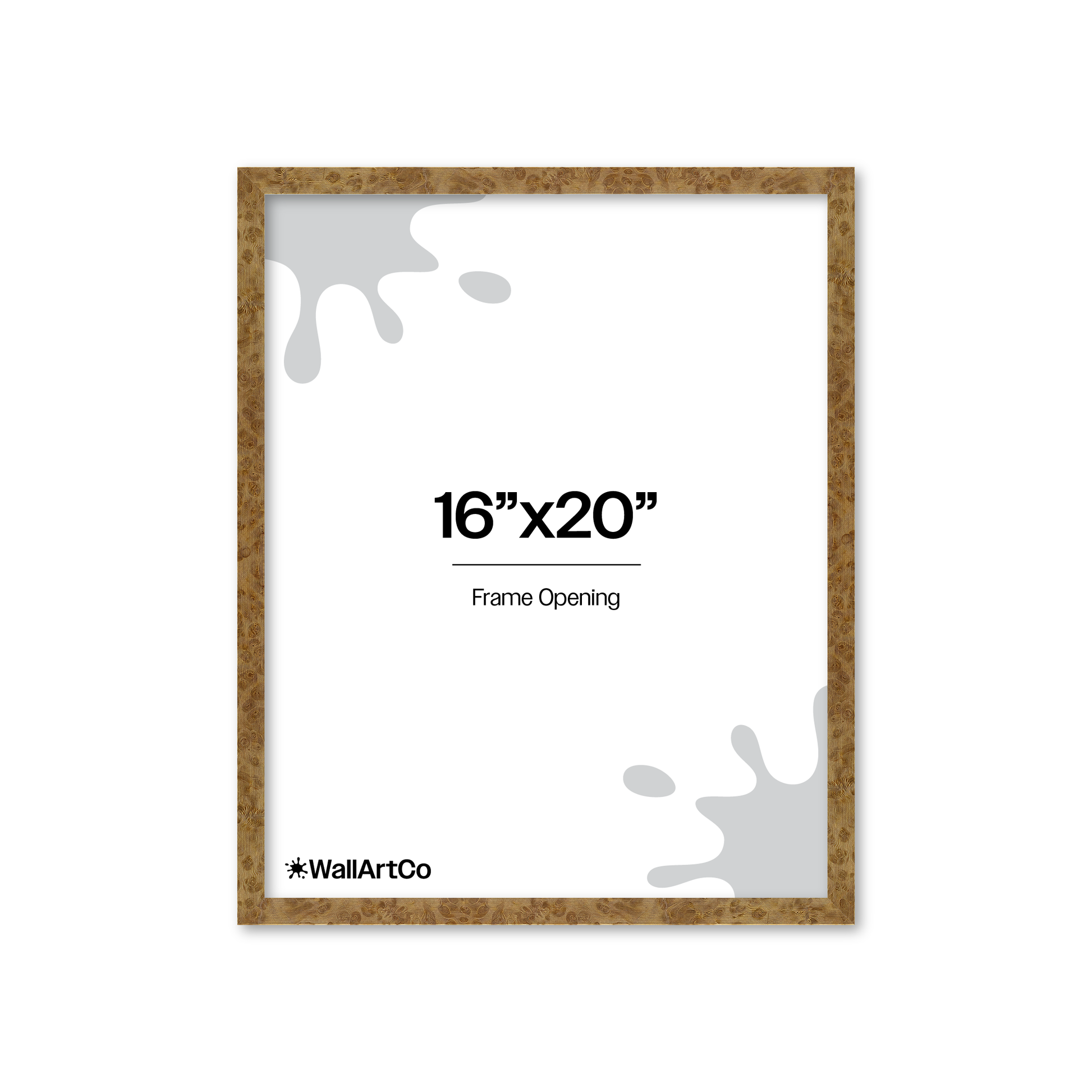 16" x 20" Cream Vienna Wall Frame