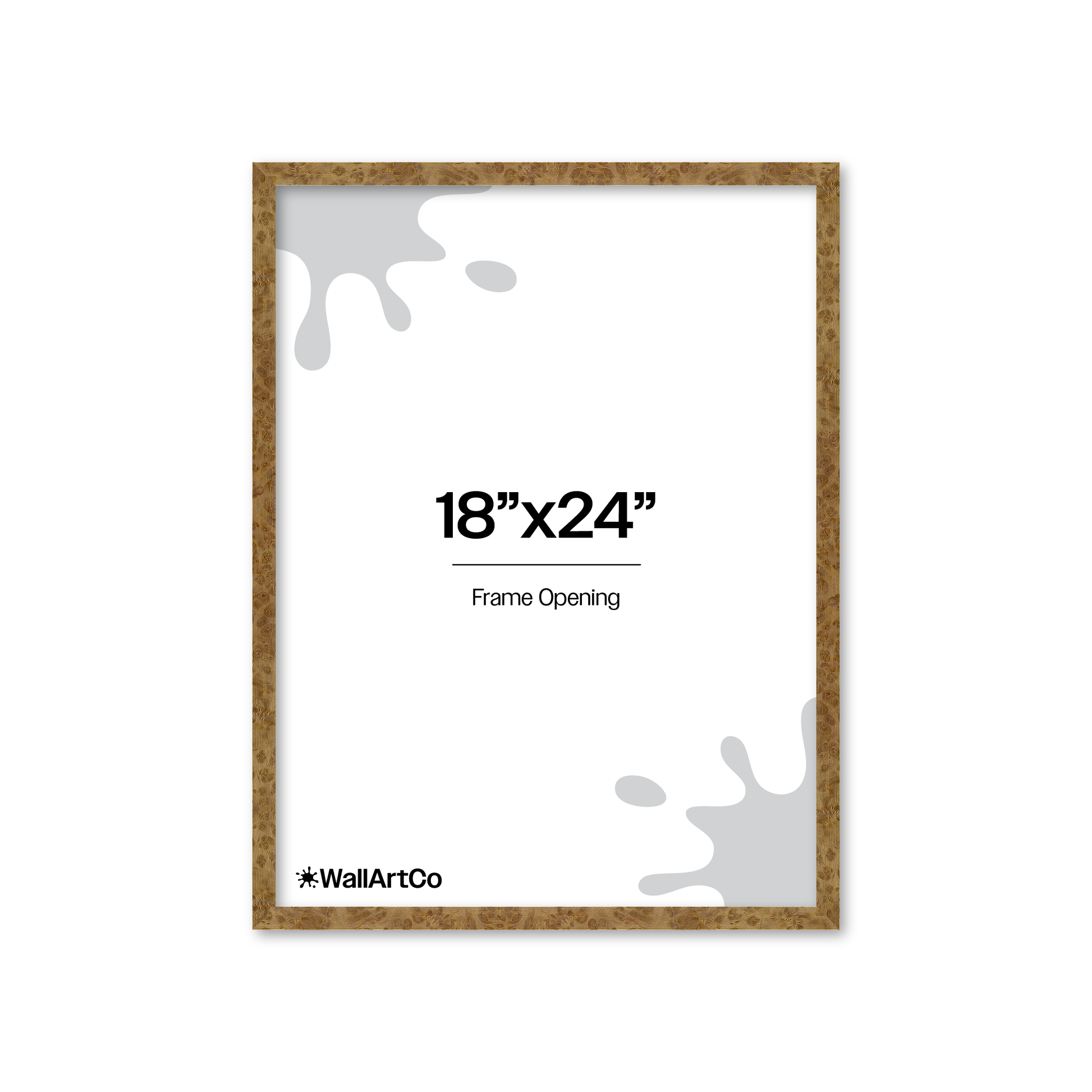 18" x 24" Cream Vienna Wall Frame