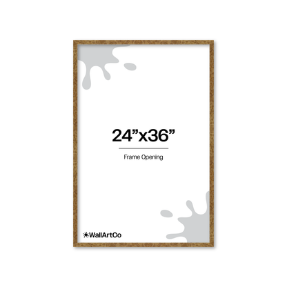 24" x 36" Cream Vienna Wall Frame