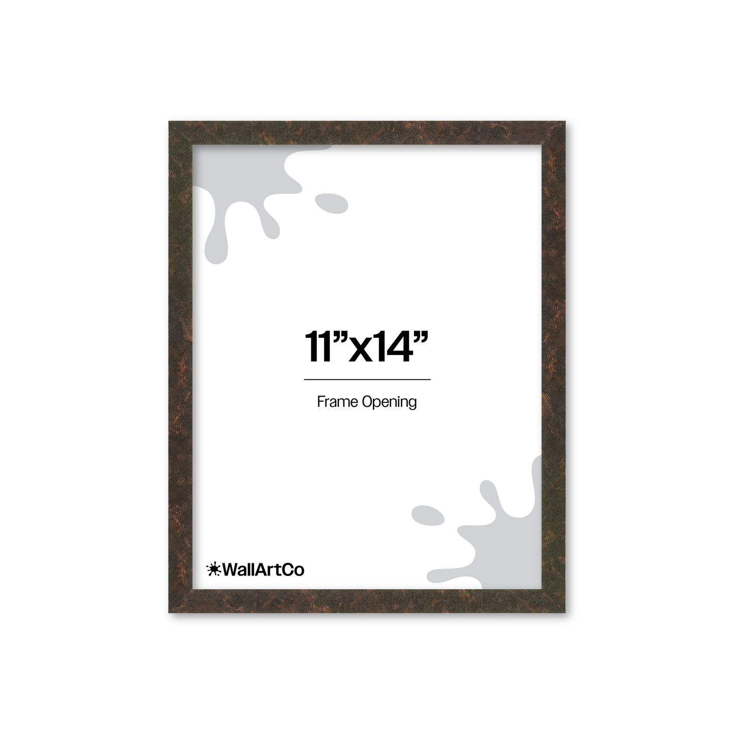 11" x 14" Rich Brown Vienna Wall Frame