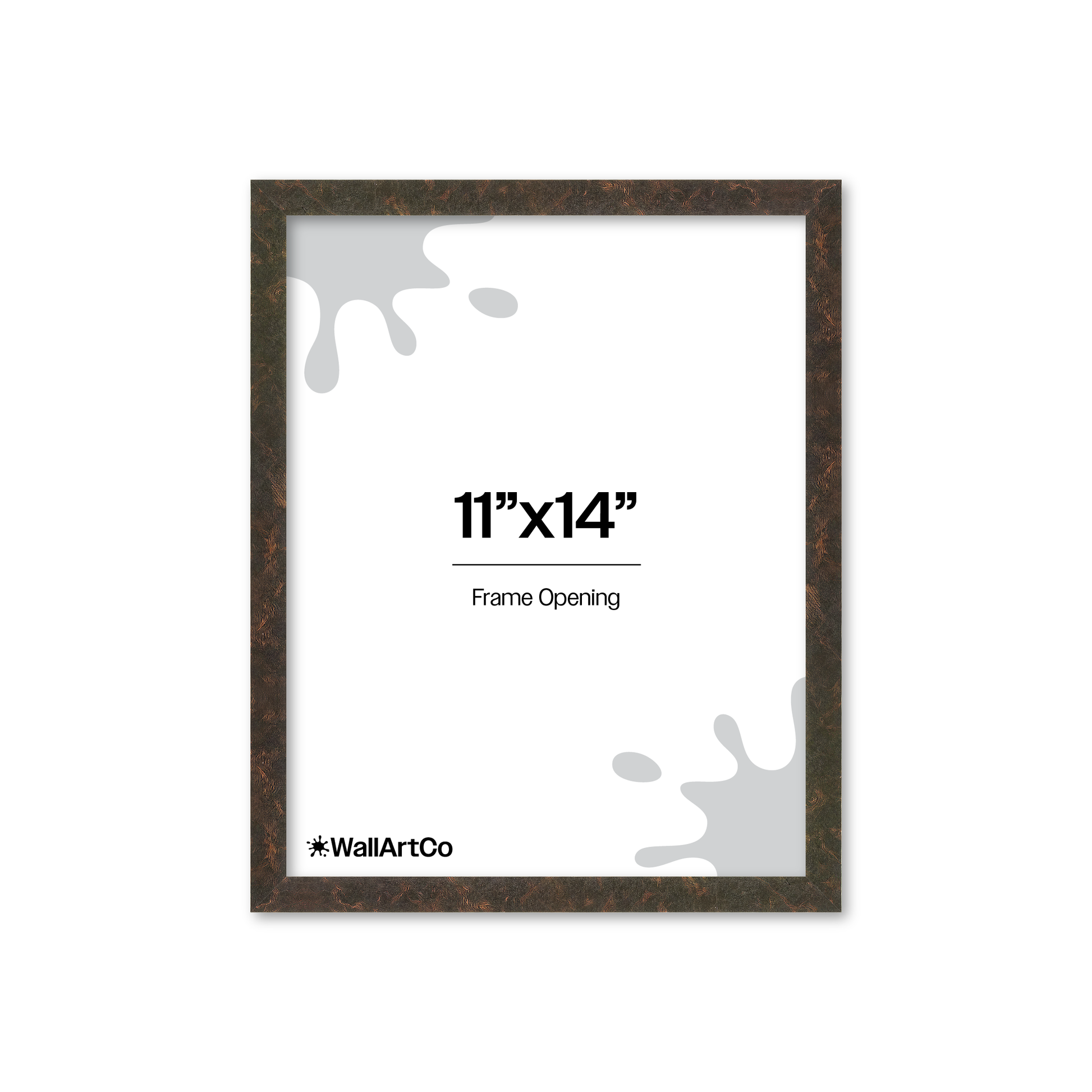 11" x 14" Rich Brown Vienna Wall Frame